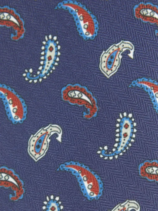 Corbatas|Corbatas<Alvaro Moreno CORBATA PRINTED Azul Marino