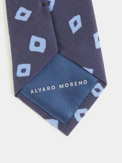 Corbatas|Corbatas<Alvaro Moreno CORBATA PRINTED Azul Marino