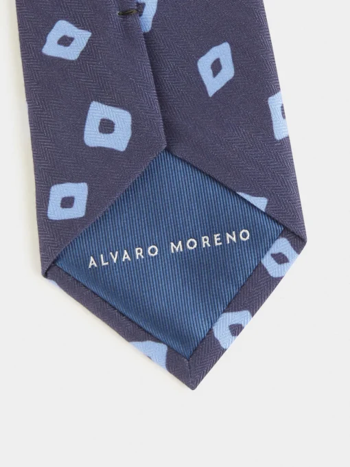 Corbatas|Corbatas<Alvaro Moreno CORBATA PRINTED Azul Marino