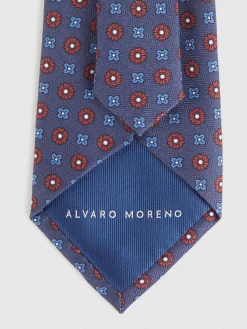 Corbatas|Corbatas<Alvaro Moreno CORBATA PRINTED Azul Marino