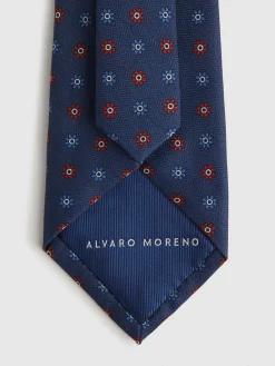 Corbatas|Corbatas<Alvaro Moreno CORBATA PRINTED Azul Marino