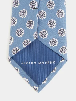 Corbatas|Corbatas<Alvaro Moreno CORBATA PRINTED Celeste
