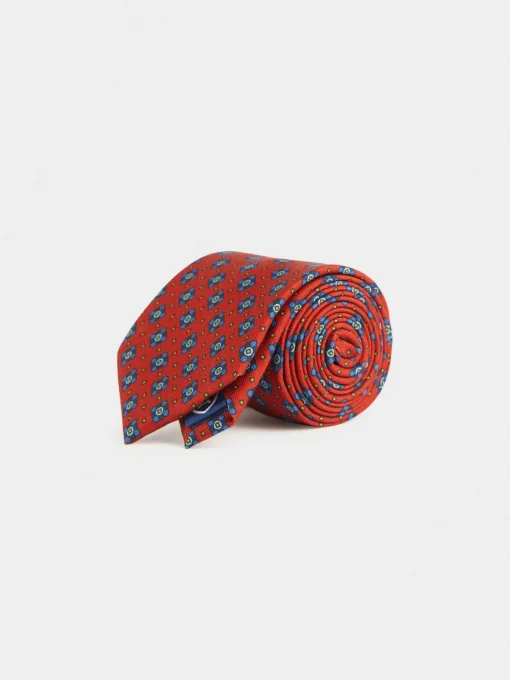 Corbatas|Corbatas<Alvaro Moreno CORBATA PRINTED Rojo