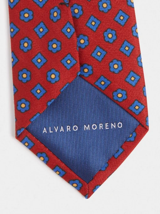 Corbatas|Corbatas<Alvaro Moreno CORBATA PRINTED Rojo