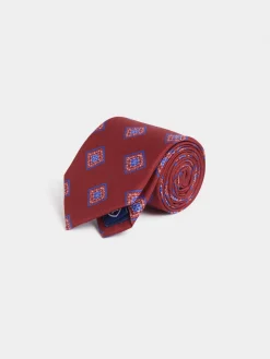 Corbatas|Corbatas<Alvaro Moreno CORBATA PRINTED Rojo