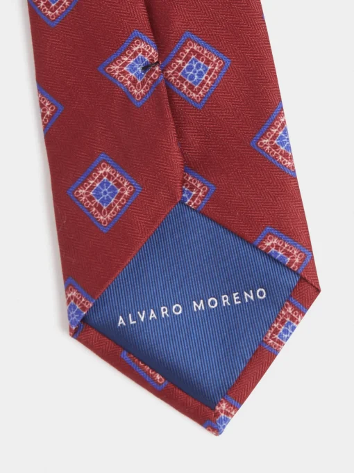 Corbatas|Corbatas<Alvaro Moreno CORBATA PRINTED Rojo