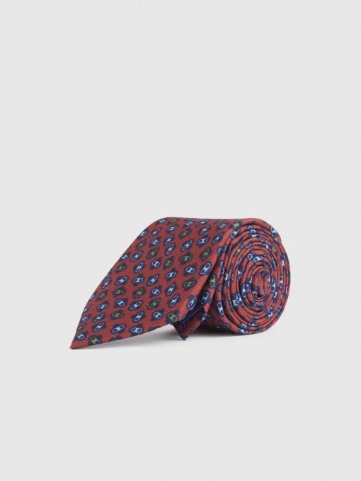 Corbatas|Corbatas<Alvaro Moreno CORBATA PRINTED Rojo