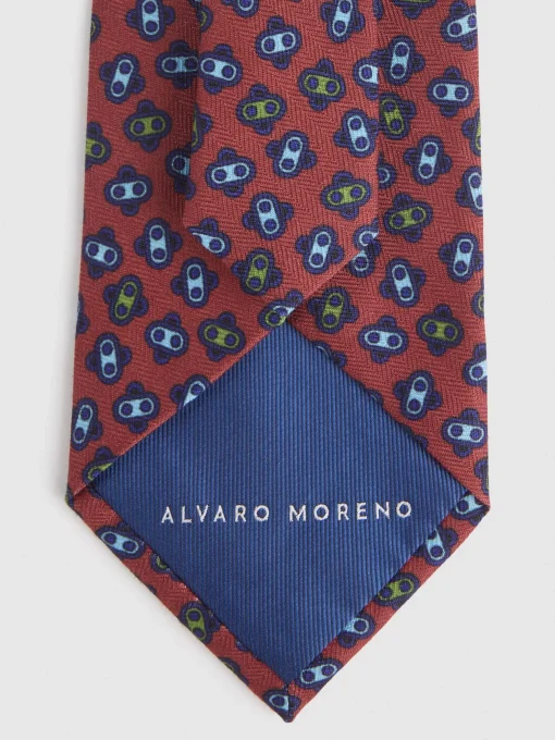 Corbatas|Corbatas<Alvaro Moreno CORBATA PRINTED Rojo