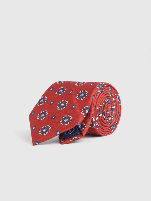 Corbatas|Corbatas<Alvaro Moreno CORBATA PRINTED Rojo