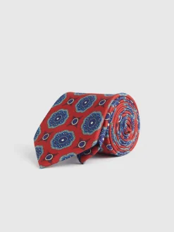 Corbatas|Corbatas<Alvaro Moreno CORBATA PRINTED Rojo