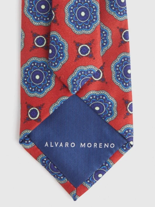 Corbatas|Corbatas<Alvaro Moreno CORBATA PRINTED Rojo
