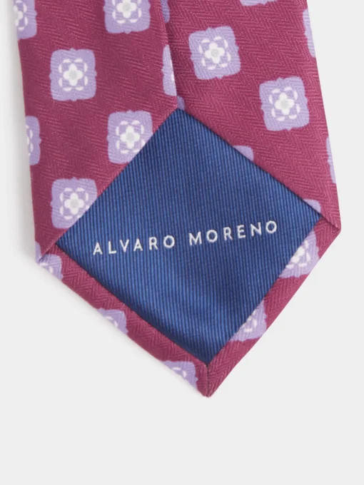 Corbatas|Corbatas<Alvaro Moreno CORBATA PRINTED Rosa