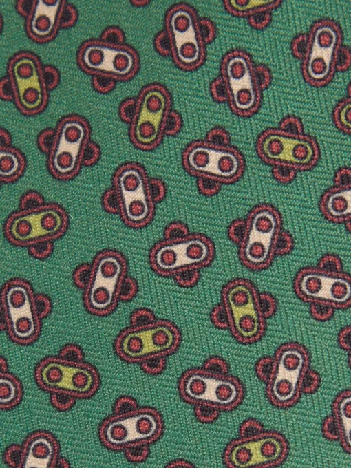Corbatas|Corbatas<Alvaro Moreno CORBATA PRINTED Verde