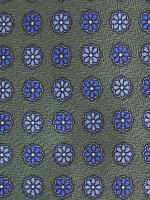 Corbatas|Corbatas<Alvaro Moreno CORBATA PRINTED Verde