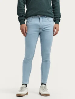 Vaqueros<Alvaro Moreno DENIM SUPER SKINNY Celeste