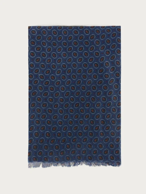 Foulares<Alvaro Moreno FOULARD PRINT Azul