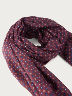 Foulares<Alvaro Moreno FOULARD PRINT Burdeos