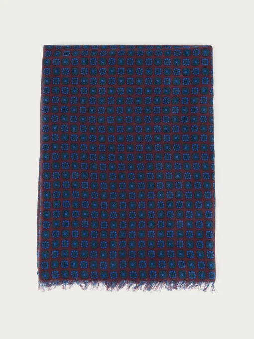 Foulares<Alvaro Moreno FOULARD PRINT Burdeos