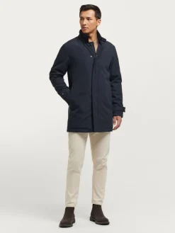 Cazadoras Y Parkas<Alvaro Moreno GABARDINA GELMAN Azul Marino