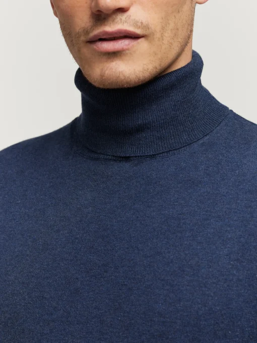 Jerséis<Alvaro Moreno JERSEY ROLL COLLAR Azul