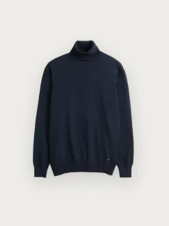 Jerséis<Alvaro Moreno JERSEY ROLL COLLAR Azul Marino