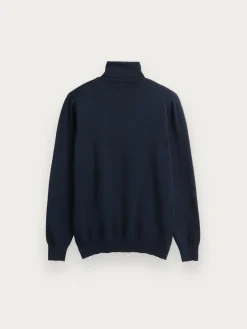 Jerséis<Alvaro Moreno JERSEY ROLL COLLAR Azul Marino