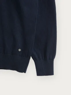 Jerséis<Alvaro Moreno JERSEY ROLL COLLAR Azul Marino
