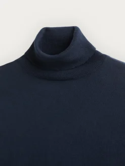 Jerséis<Alvaro Moreno JERSEY ROLL COLLAR Azul Marino