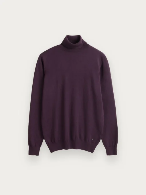 Jerséis<Alvaro Moreno JERSEY ROLL COLLAR BURDEOS VIN