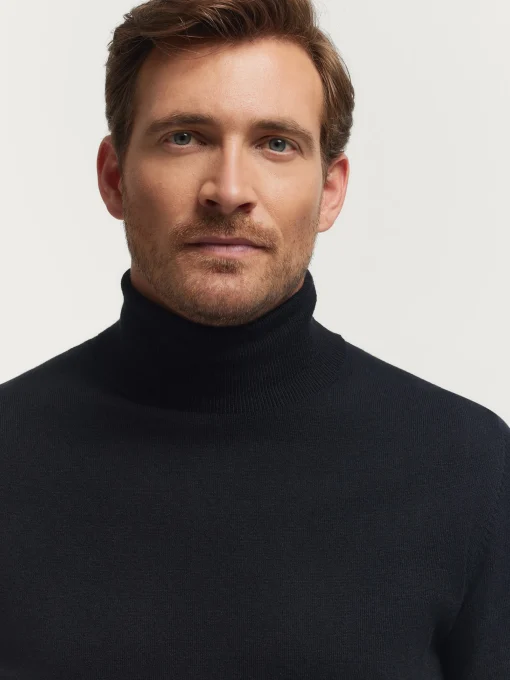 Jerséis<Alvaro Moreno JERSEY ROLL COLLAR Negro