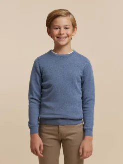 Jerséis<Alvaro Moreno JERSEY ROUND NECK KIDS Azul