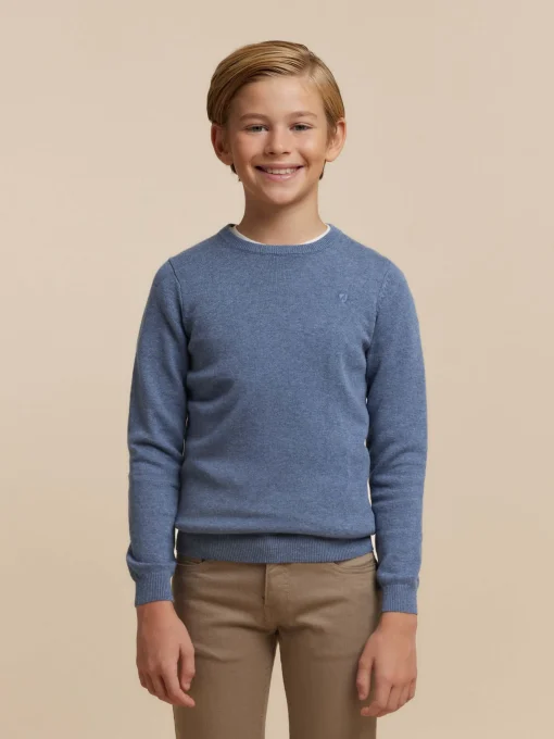 Jerséis<Alvaro Moreno JERSEY ROUND NECK KIDS Azul