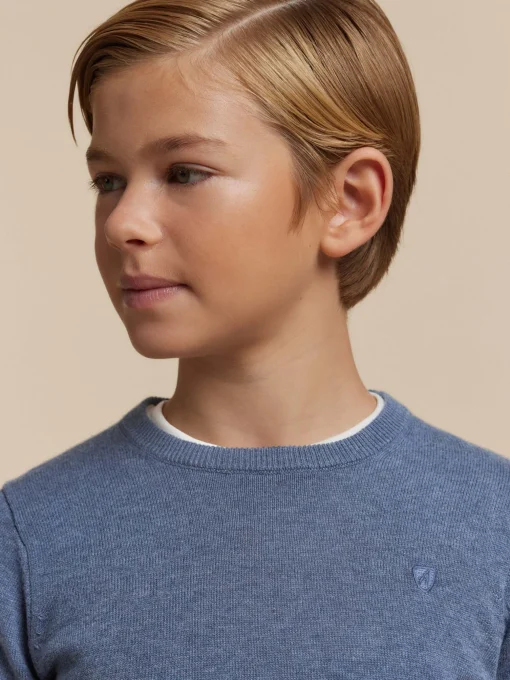 Jerséis<Alvaro Moreno JERSEY ROUND NECK KIDS Azul