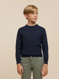 Jerséis<Alvaro Moreno JERSEY ROUND NECK KIDS Azul Marino