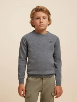 Jerséis<Alvaro Moreno JERSEY ROUND NECK KIDS Gris