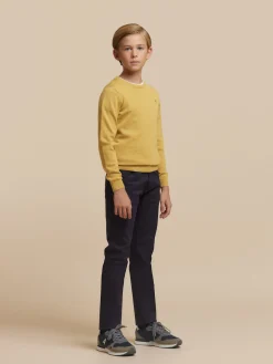 Jerséis<Alvaro Moreno JERSEY ROUND NECK KIDS Mostaza