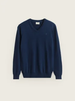 Jerséis<Alvaro Moreno JERSEY V-NECK TRENDY Azul Marino