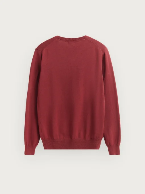 Jerséis<Alvaro Moreno JERSEY V-NECK TRENDY Burdeos