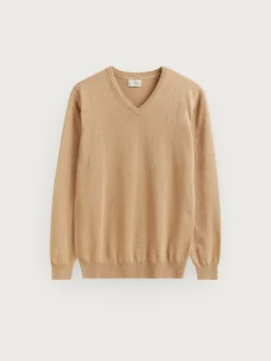 Jerséis<Alvaro Moreno JERSEY V-NECK TRENDY Camel