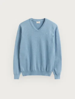 Jerséis<Alvaro Moreno JERSEY V-NECK TRENDY Celeste