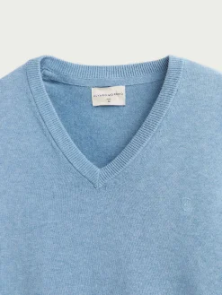 Jerséis<Alvaro Moreno JERSEY V-NECK TRENDY Celeste
