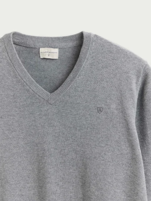 Jerséis<Alvaro Moreno JERSEY V-NECK TRENDY Gris