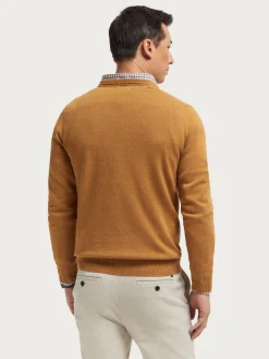 Jerséis<Alvaro Moreno JERSEY V-NECK TRENDY Mostaza