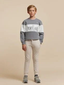 Pantalones<Alvaro Moreno JOGGER BASIC KIDS Beige
