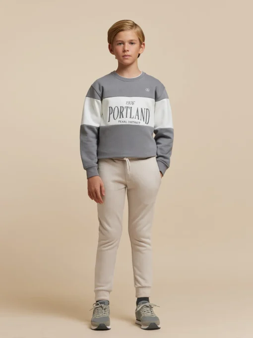 Pantalones<Alvaro Moreno JOGGER BASIC KIDS Beige