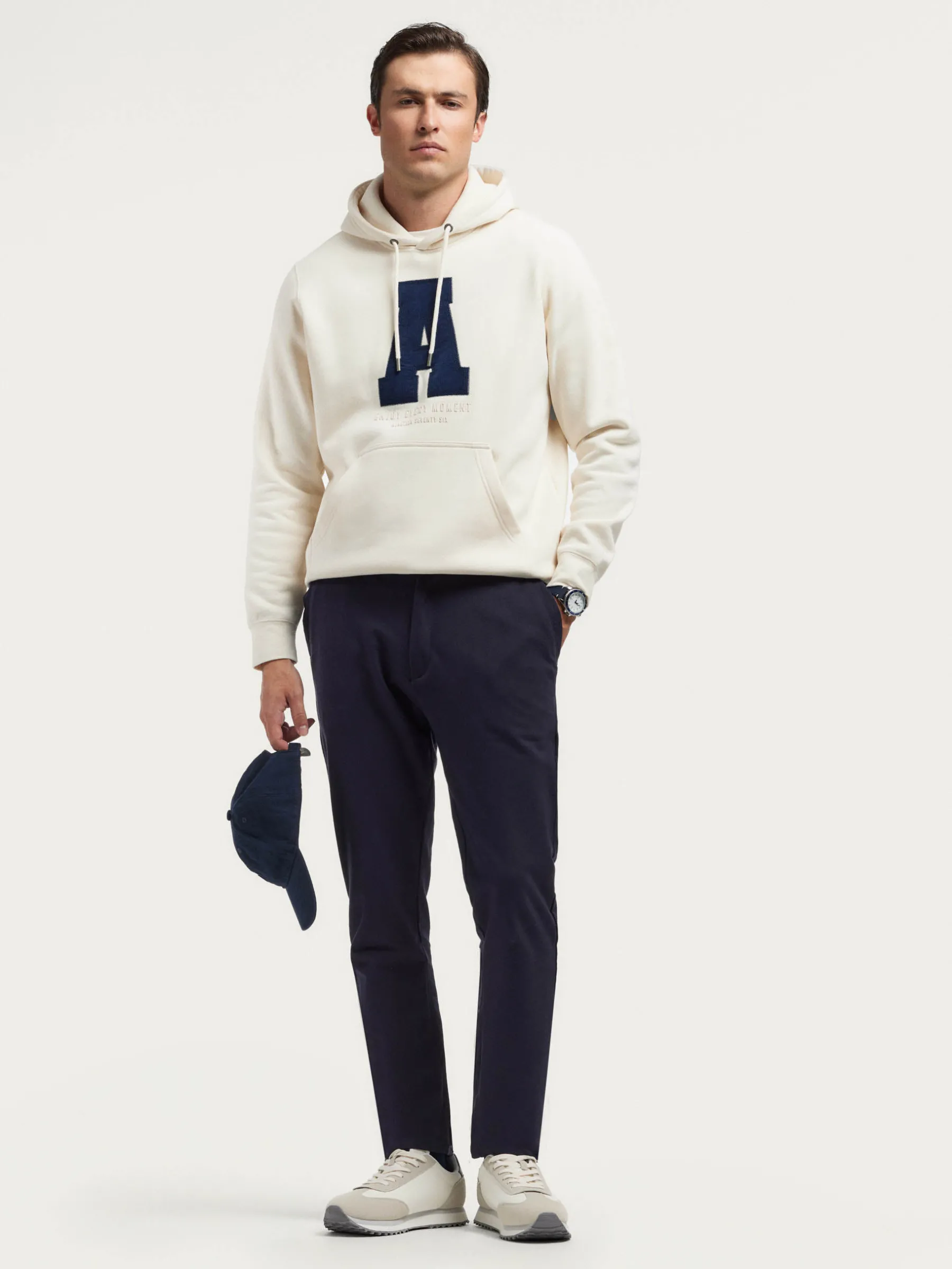 Casual<Alvaro Moreno JOGGER CHINO PUNTO Azul Marino