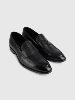 Vestir<Alvaro Moreno MOCASIN PIEL Negro