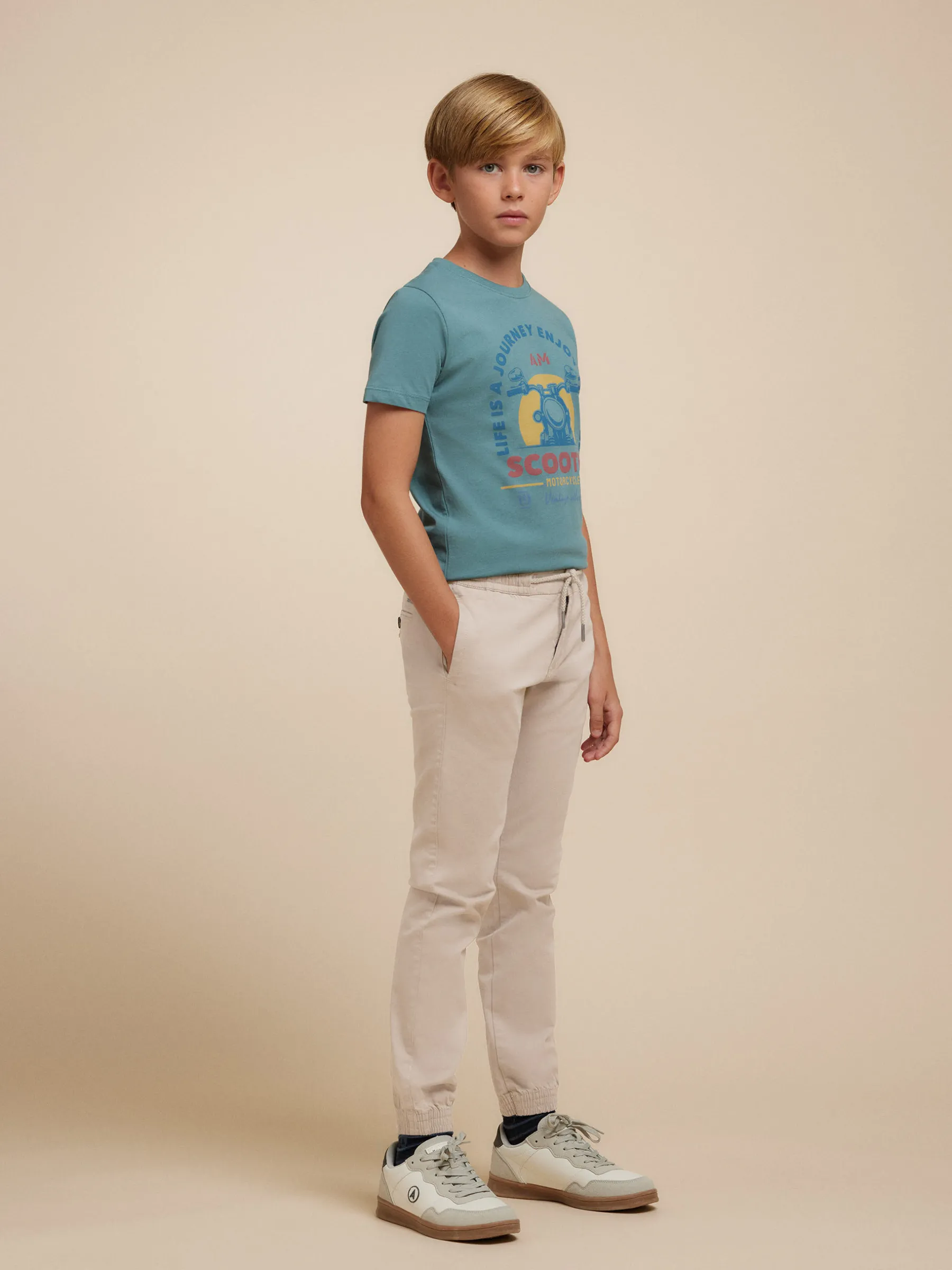 Pantalones<Alvaro Moreno PANTALON ANDER KIDS Beige