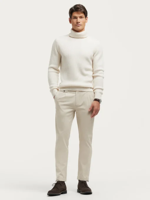 Chino<Alvaro Moreno PANTALON CARROT Crudo
