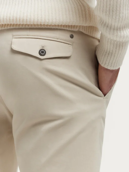 Chino<Alvaro Moreno PANTALON CARROT Crudo